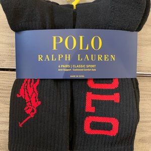 New Polo Ralph Lauren BIG PONY  High Socks
